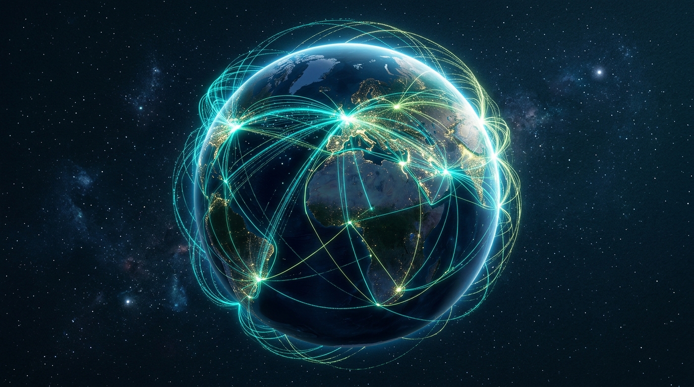 Global Financial Network Background